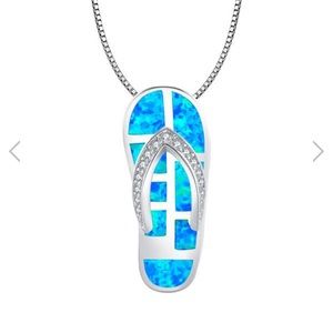 Madison Ashley Flip Flop Necklace